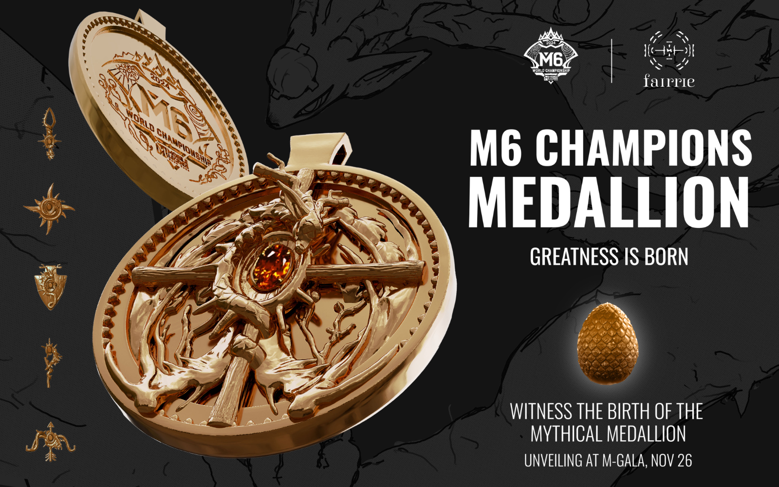 M6 World Championship Champions Medallion