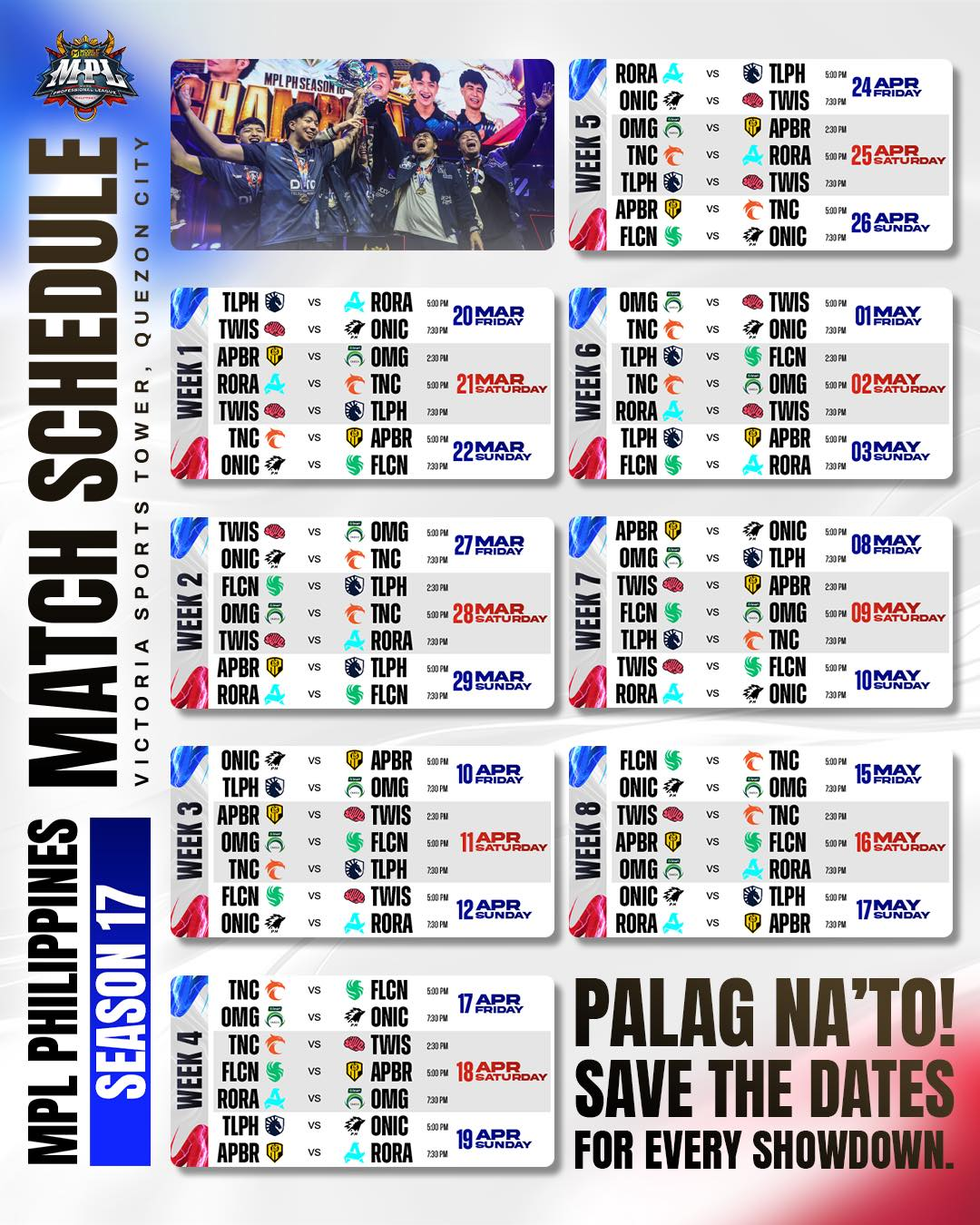 MPL PH S17 - Schedule.png MPL PH S17 - Schedule.png